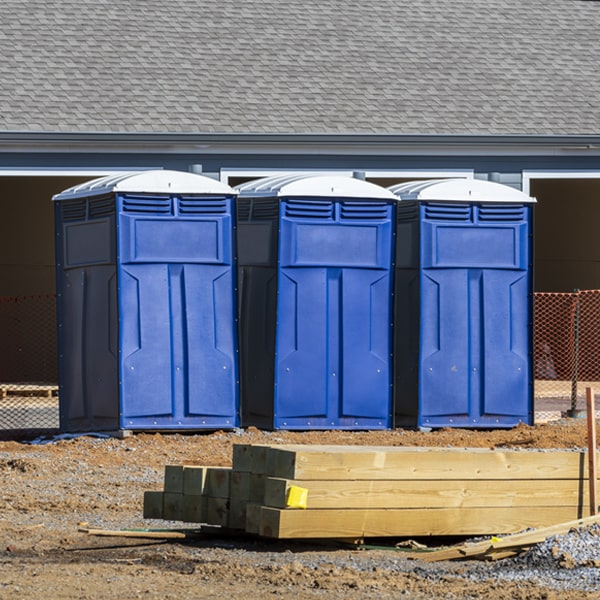 how often are the portable restrooms cleaned and serviced during a rental period in Lake Havasu City Arizona